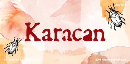 Karacan Font Poster 1