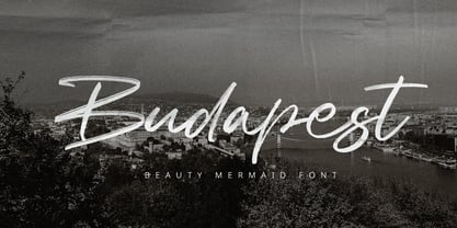 Beauty Mermaid Font Poster 2