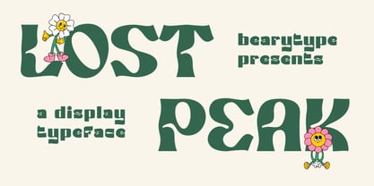 Lost Peak Font Poster 1