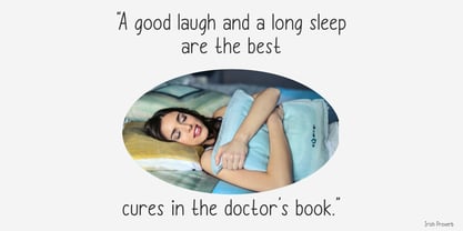 Healthy Sleep Font Poster 3