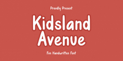 Kidsland Avenue Font Poster 1