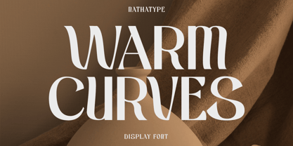 Warm Curves Font Poster 1