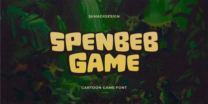 Spenbeb Game Font Poster 1