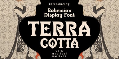 Terracotta Bohemian Fuente Póster 1