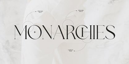 Ultra Monic Modern Serif Font Poster 10