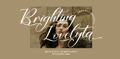 Brighting Lovelyta Font Poster 1