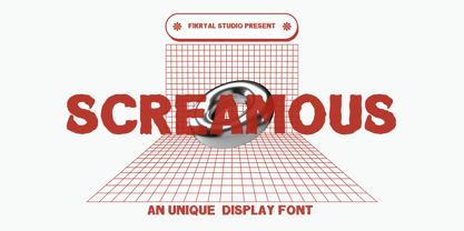 Screamous Font Poster 1