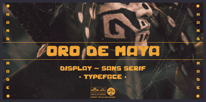 Oro De Maya Police Affiche 1