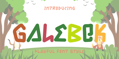 Galebok Font Poster 1