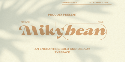 Mikybean Font Poster 1