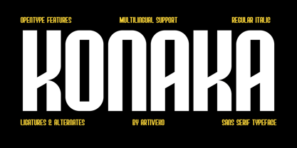 Konaka Font Poster 1