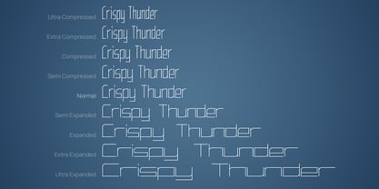Crispy Thunder Font Poster 5
