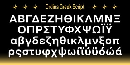 Ordina Font Poster 8