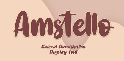 Amstello Font Poster 1