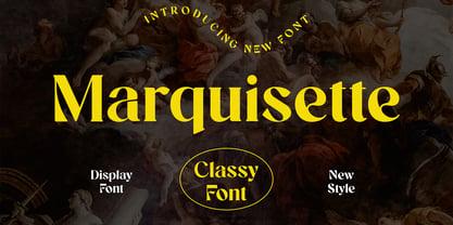 Marquisette Font Poster 1