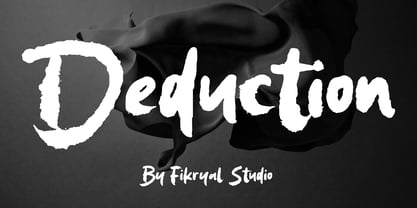 Deduction Font Poster 1