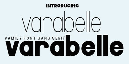 Varabelle Font Poster 1