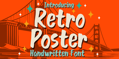 Retro Poster Font Poster 1