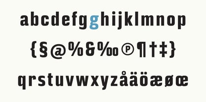 Grotesca Negra Font Poster 6