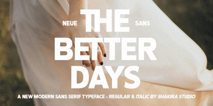 The Better Days Font Poster 1