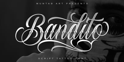 Bandito Script Font Poster 1