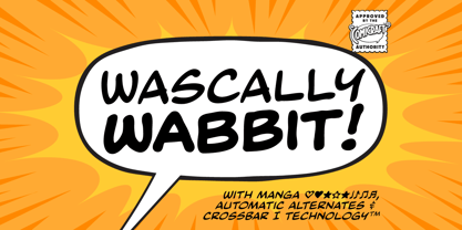 Wascally Wabbit Font Poster 2