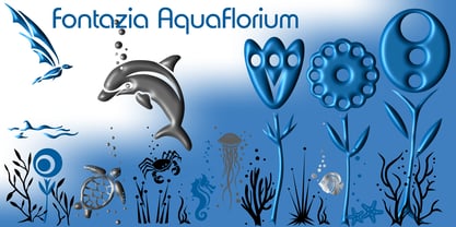 Fontazia AquaFlorium Font Poster 3
