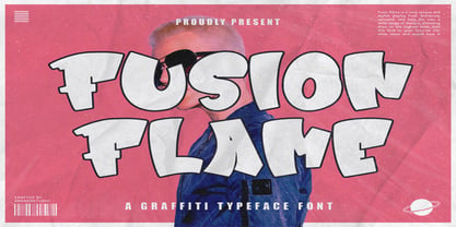 Fusion Flame Font Poster 1