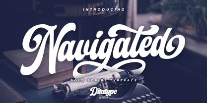 Navigated Font Poster 1
