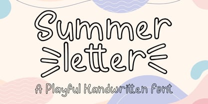 Summer Letter Fuente Póster 1