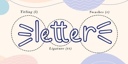 Summer Letter Fuente Póster 6