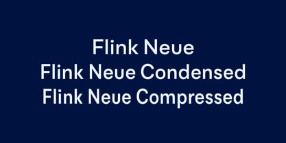 Flink Neue Font Poster 15