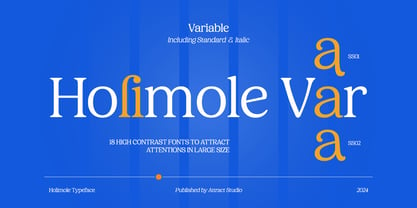 Holimole Font Poster 6