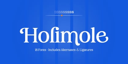 Holimole Font Poster 1