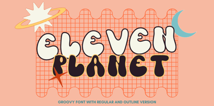 Eleven Planet Font Poster 1