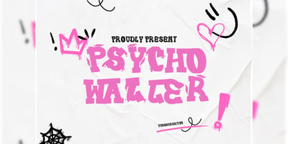 Psycho Waller Font Poster 1