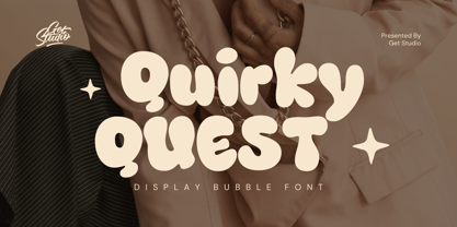 Quirky Quest Fuente Póster 1