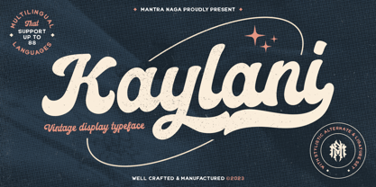 Kaylani Font Poster 1