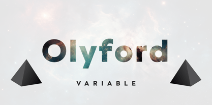 Olyford Variable Font Poster 1