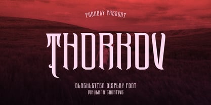 MC Thorkov Font Poster 1