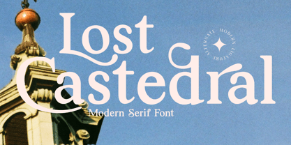 Lost Castedral Font Poster 5