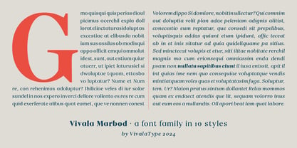 Vivala Marbod Font Poster 9