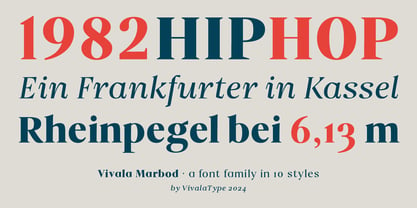 Vivala Marbod Font Poster 4