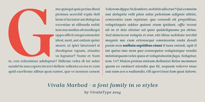 Vivala Marbod Font Poster 13