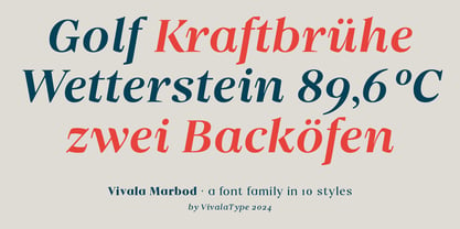 Vivala Marbod Font Poster 10