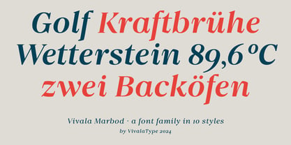 Vivala Marbod Font Poster 11