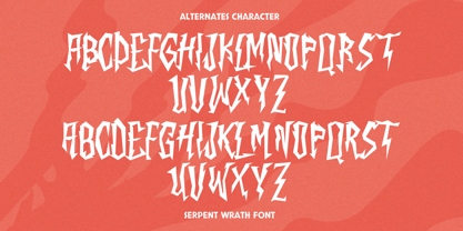 Serpent Wrath Font Poster 9