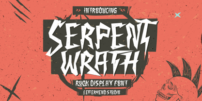 Serpent Wrath Font Poster 1