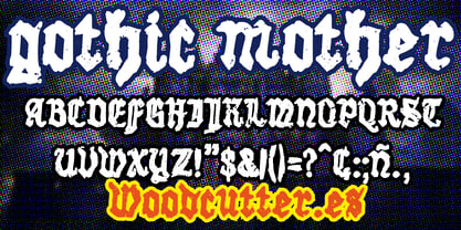 Gothic Mother Font Poster 4