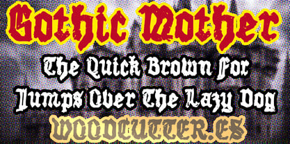 Gothic Mother Font Poster 2